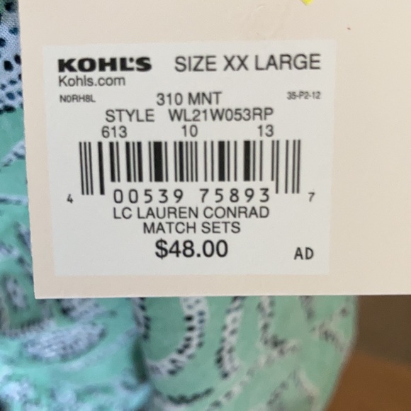 LC Lauren Conrad peasant boho vibe top size XXL - Picture 17 of 17